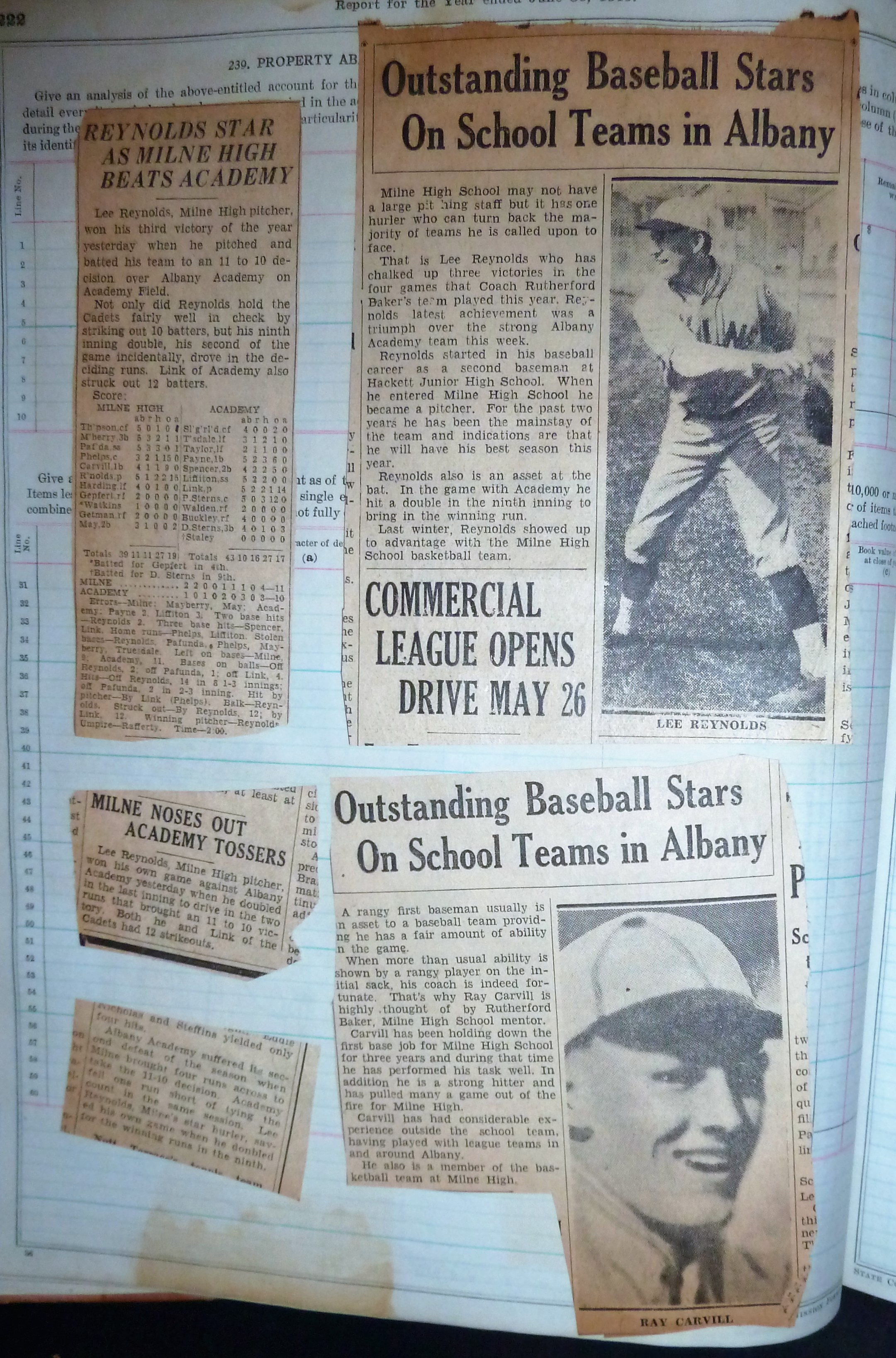 Image for 1920's-1930's Albany NY Amateur Baseball & Amateur Sports