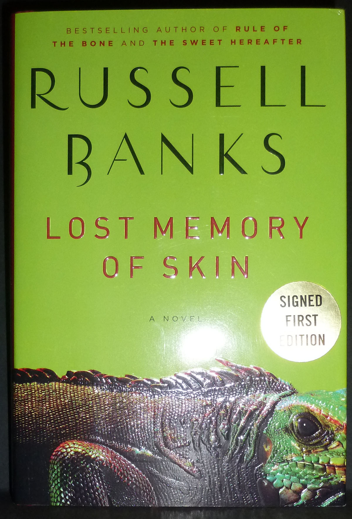 Image for Russell Banks - Signed 1st edition - Lost Memory of Skin