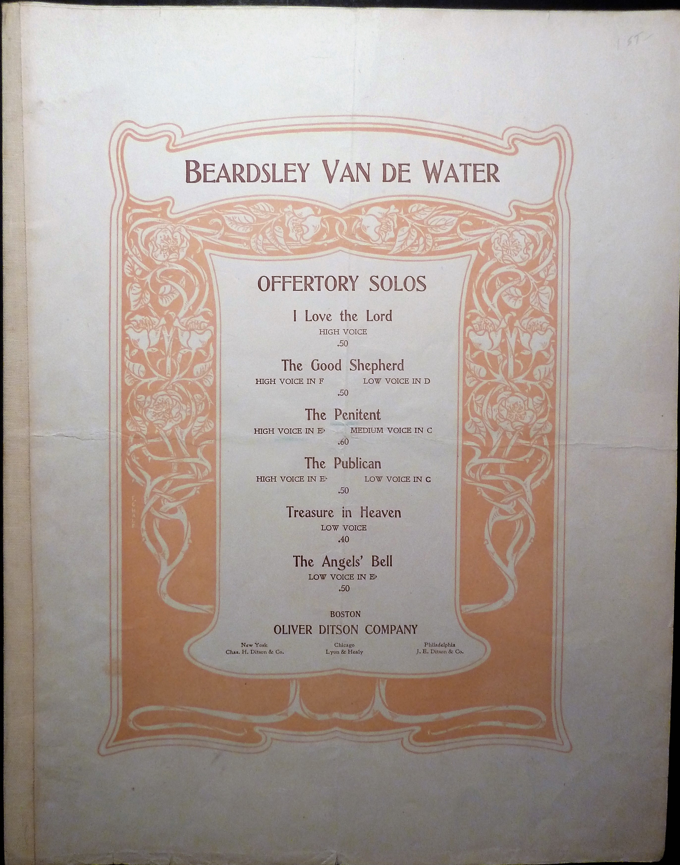 Image for Church Music - Dudley Buck, "My Reedemer and My Lord"; "The Cross", words by Edwin Markham; "The Penitent" by Beardsley Van De Water, "The Cross" Harriet Ware