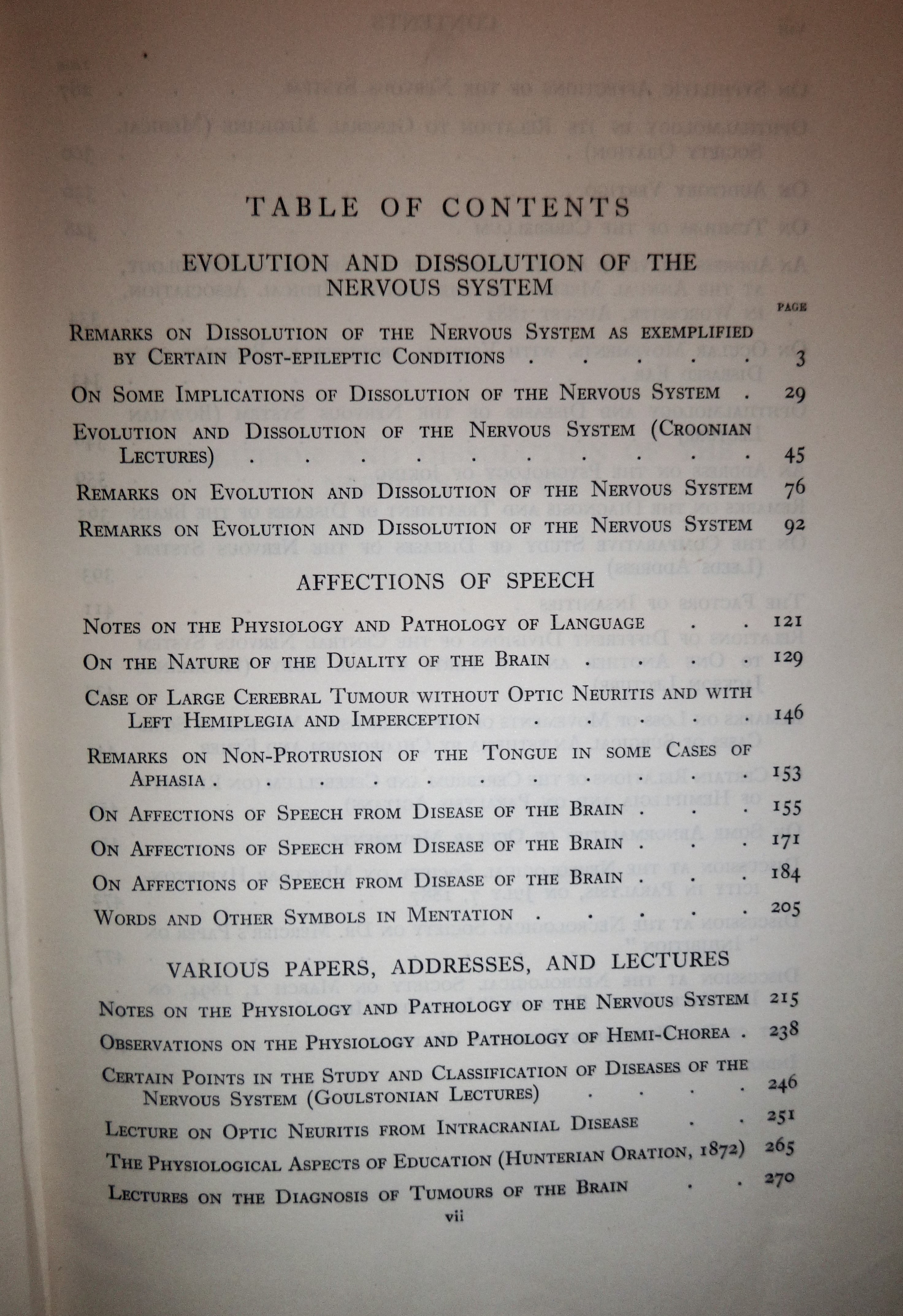 Image for Selected Writings of John Hughlings Jackson - 1st Edition