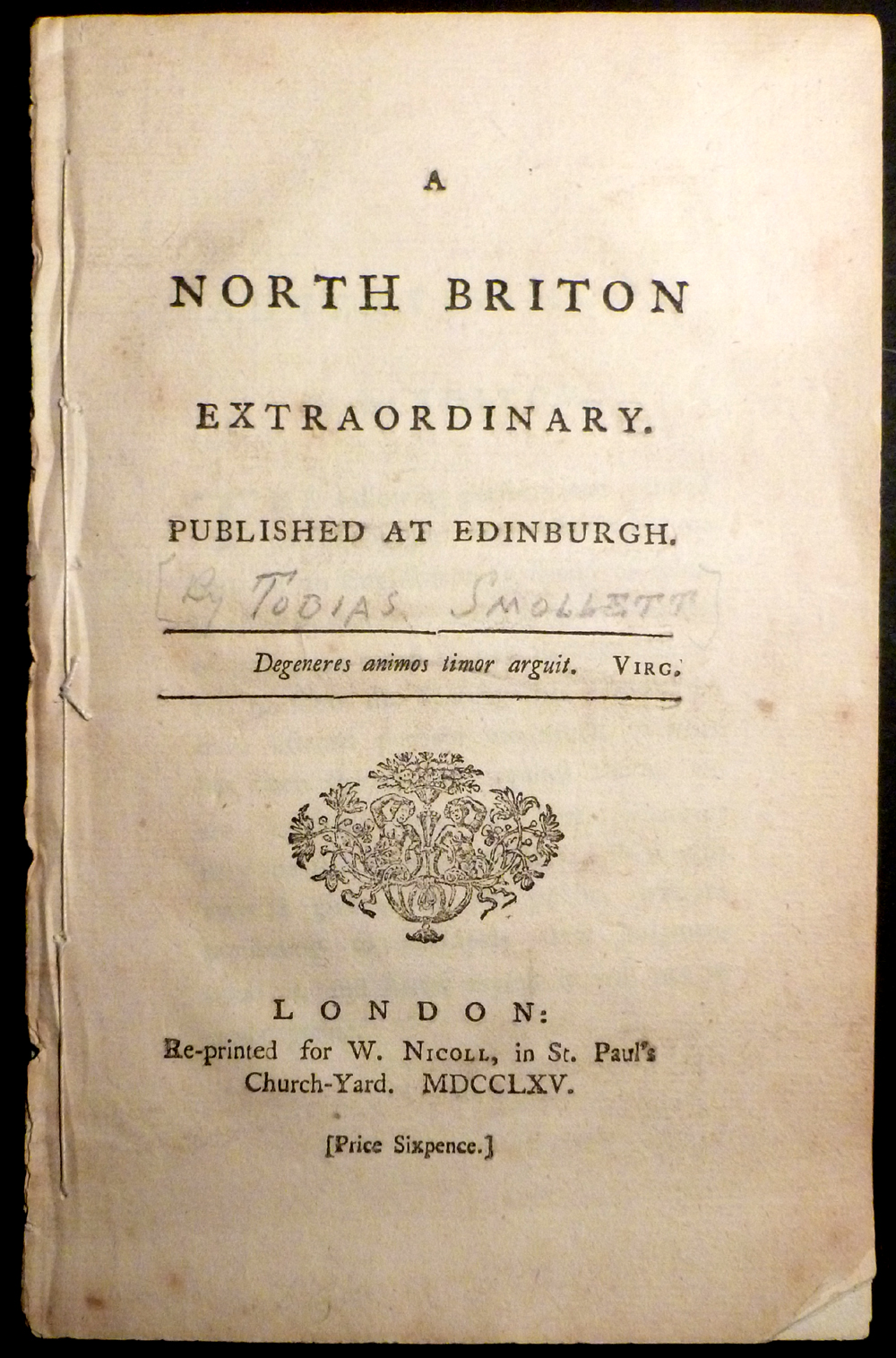 Image for A North Briton Extraordinary / Published at Edinburgh