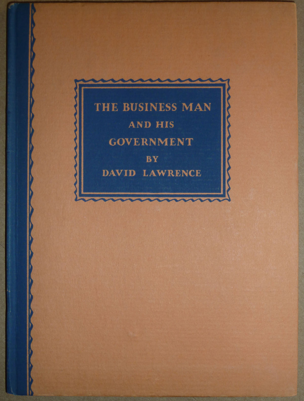 Image for The Business Man and his Government