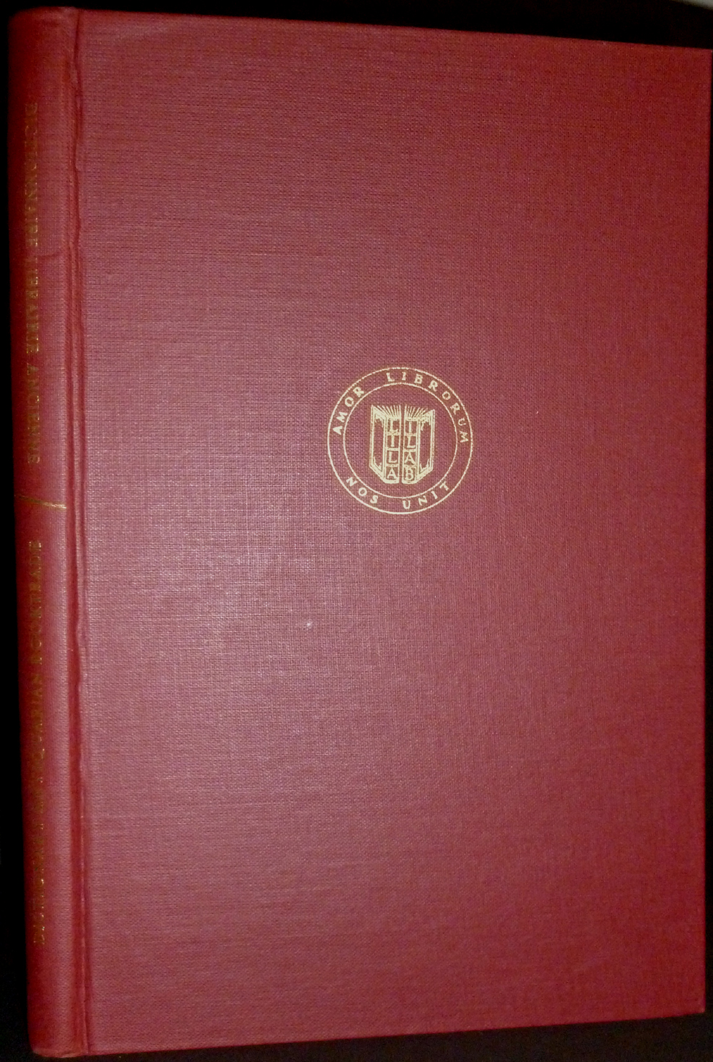 Image for Dictionary for the Antiquarian Booktrade                                                                                                      Dictionnaire A L'usage De La Librairie Ancienne