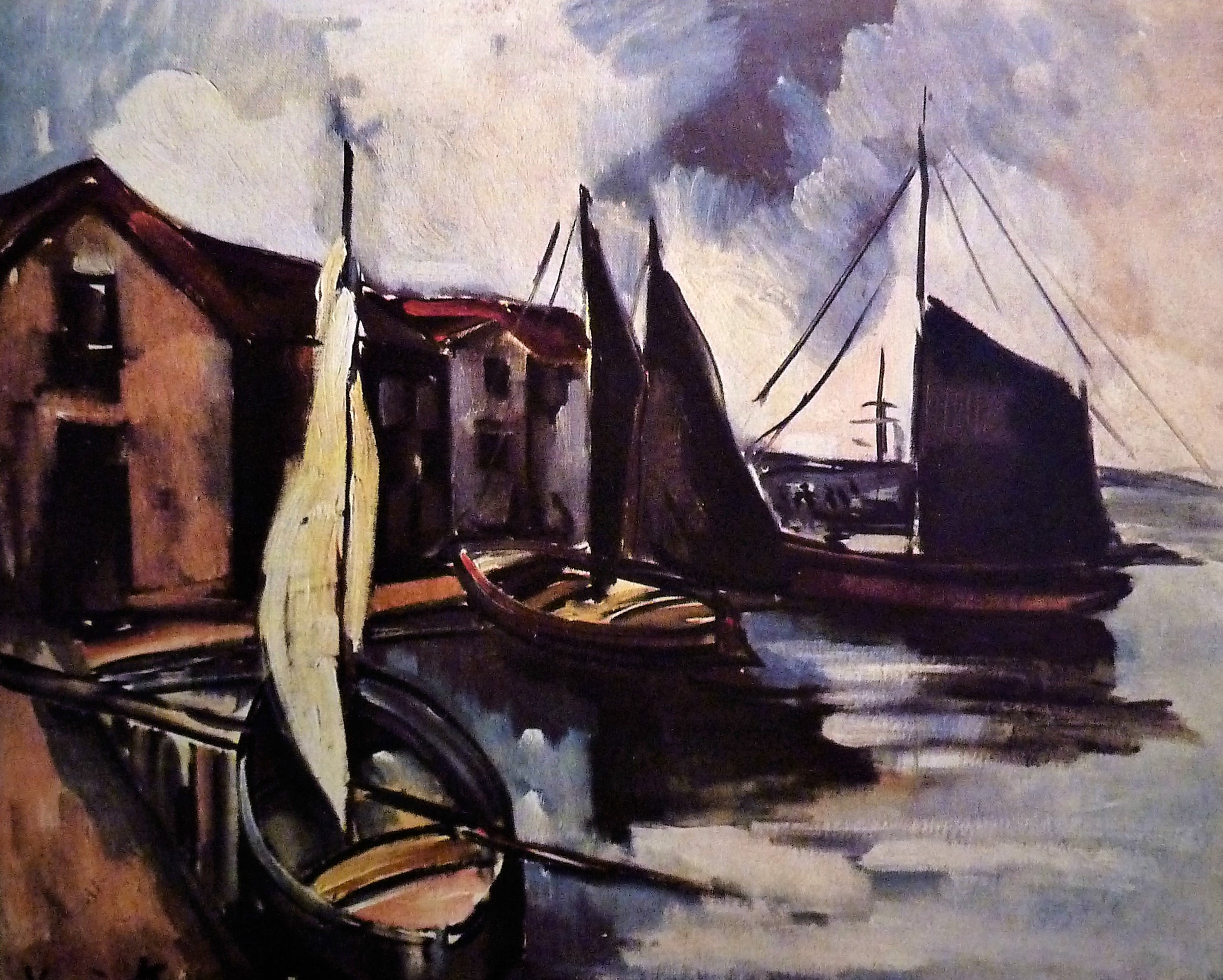 Image for 'Sailboats at Le Harve' - Maurice de Vlaminck - 1910