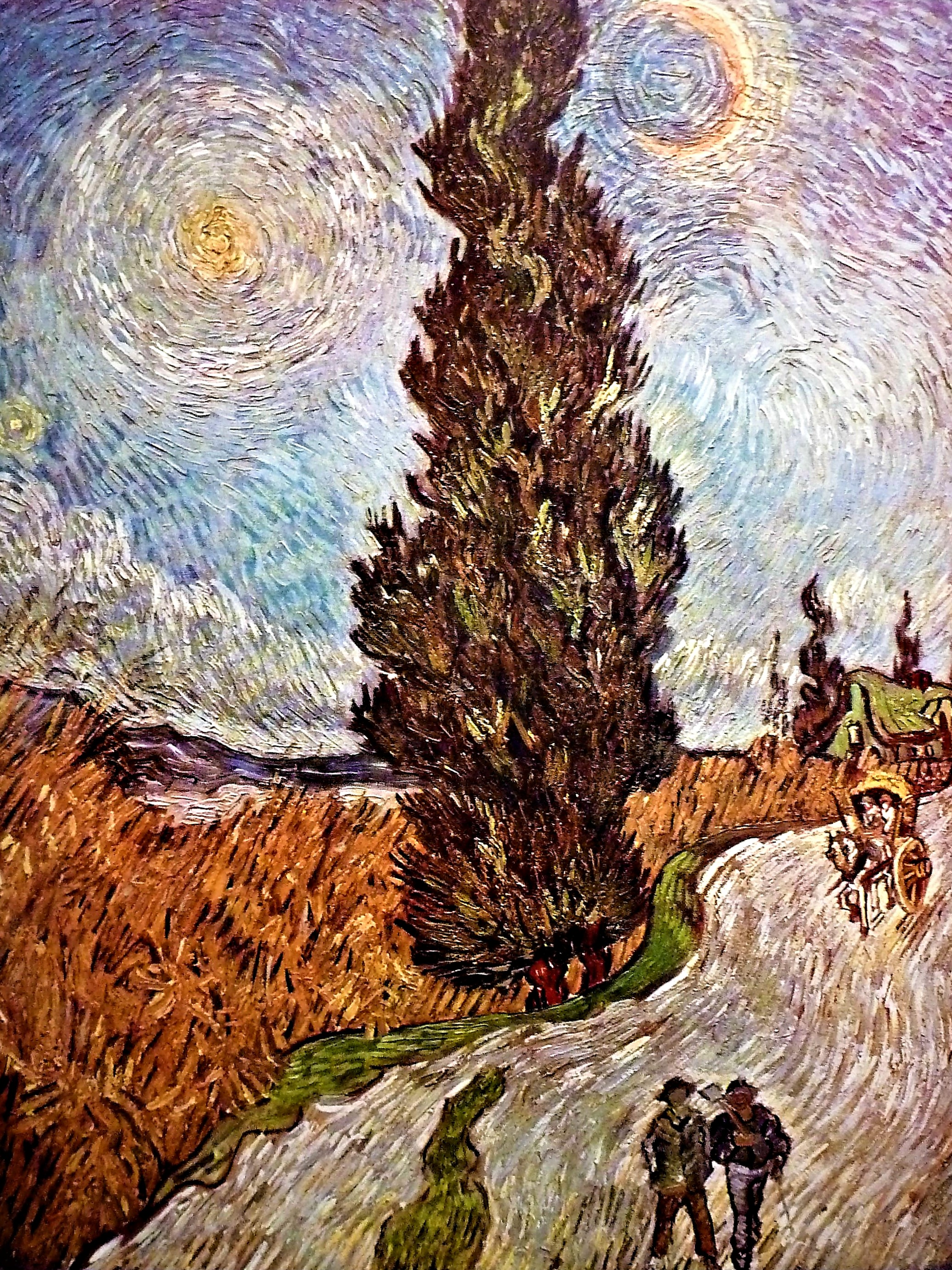 Image for Paul Gaugin - Road With Cypresses -1890