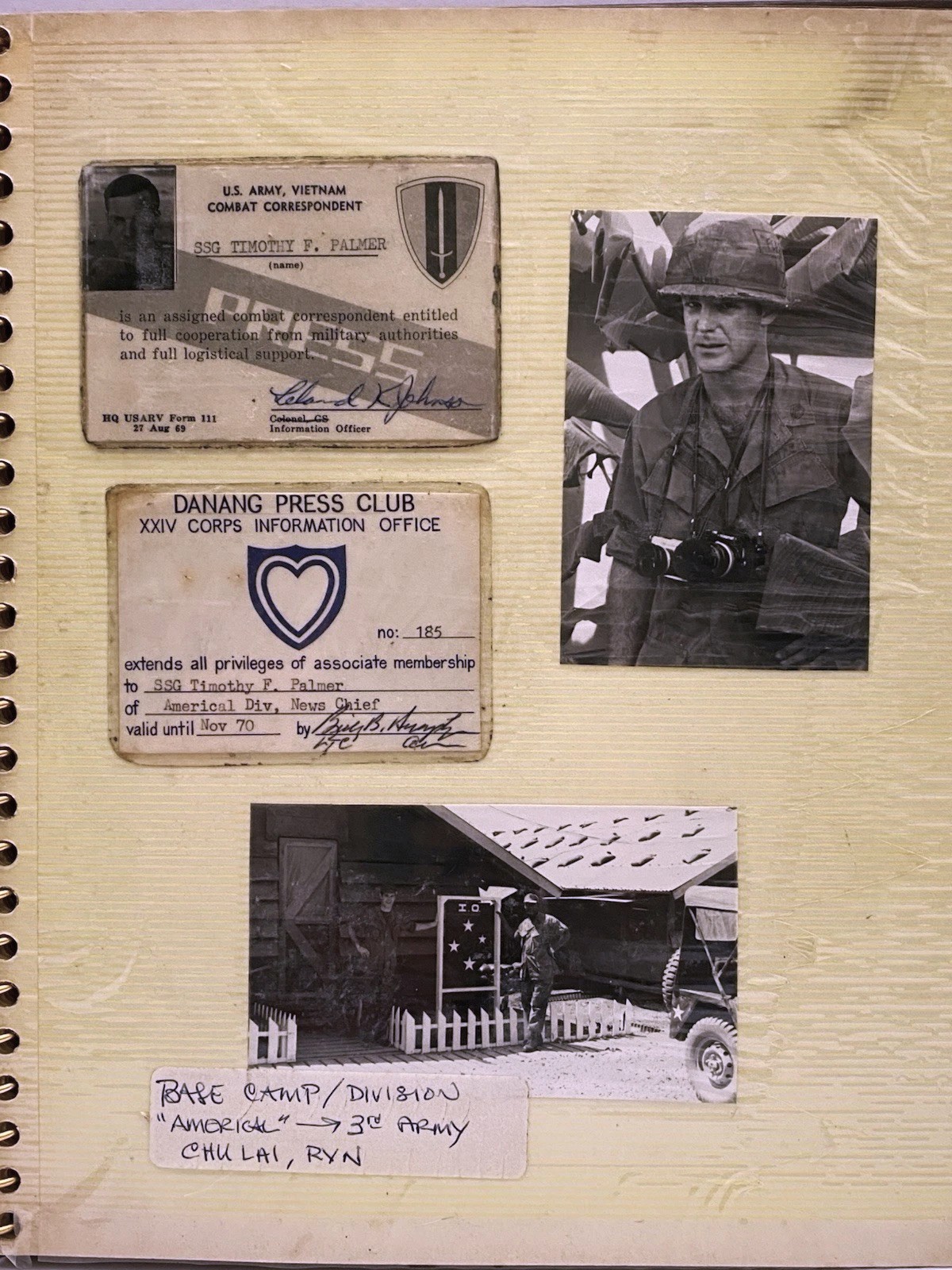 US Army Vietnam Combat Correspondent 1969-1970