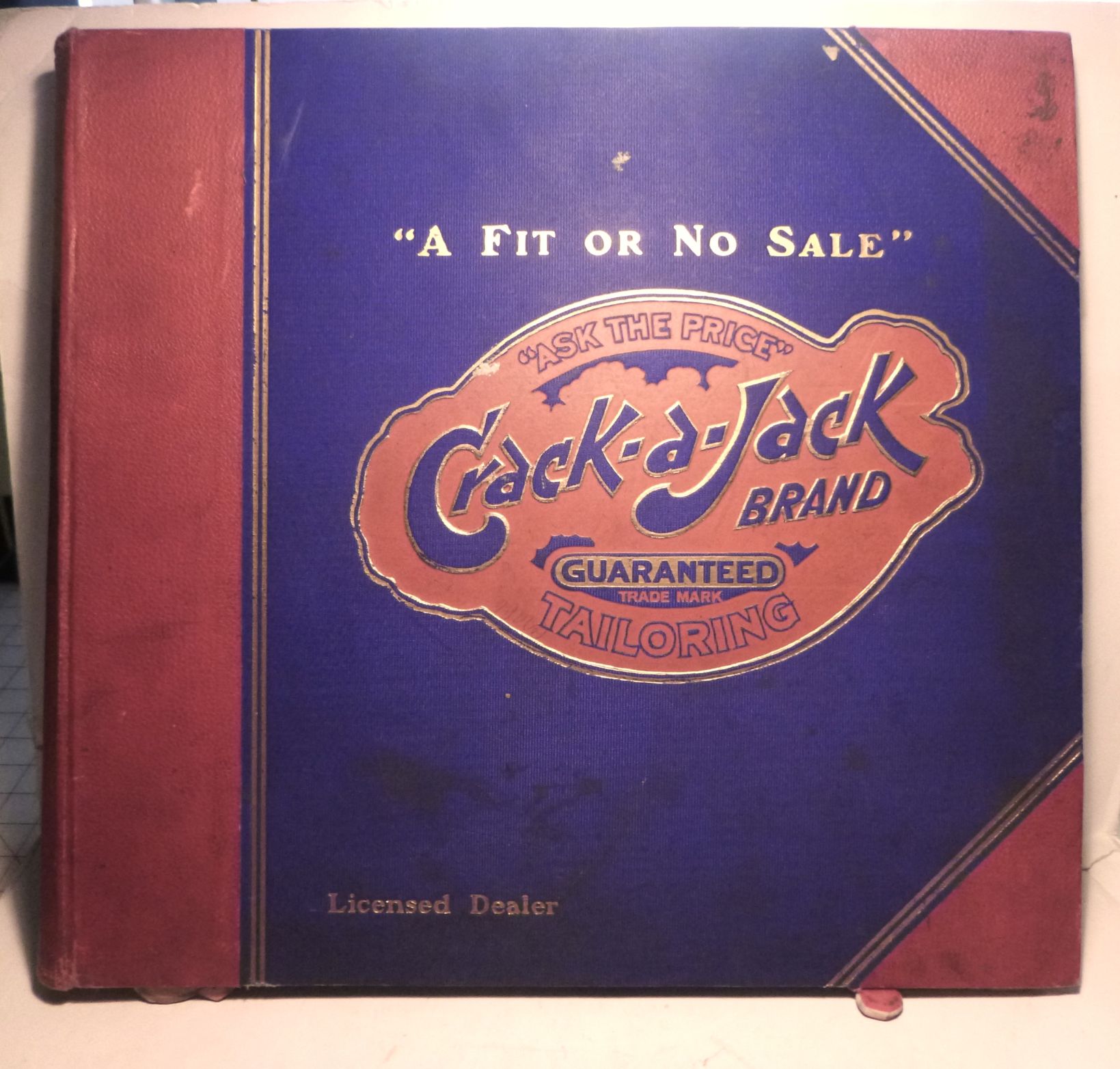 1917 Folio Size Crack-A-Jack Brand Men's Advertising Catalog