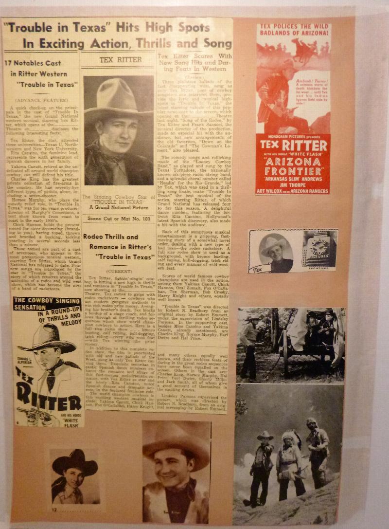 Image for TEX RITTER in 1930s-50s Scrapbook