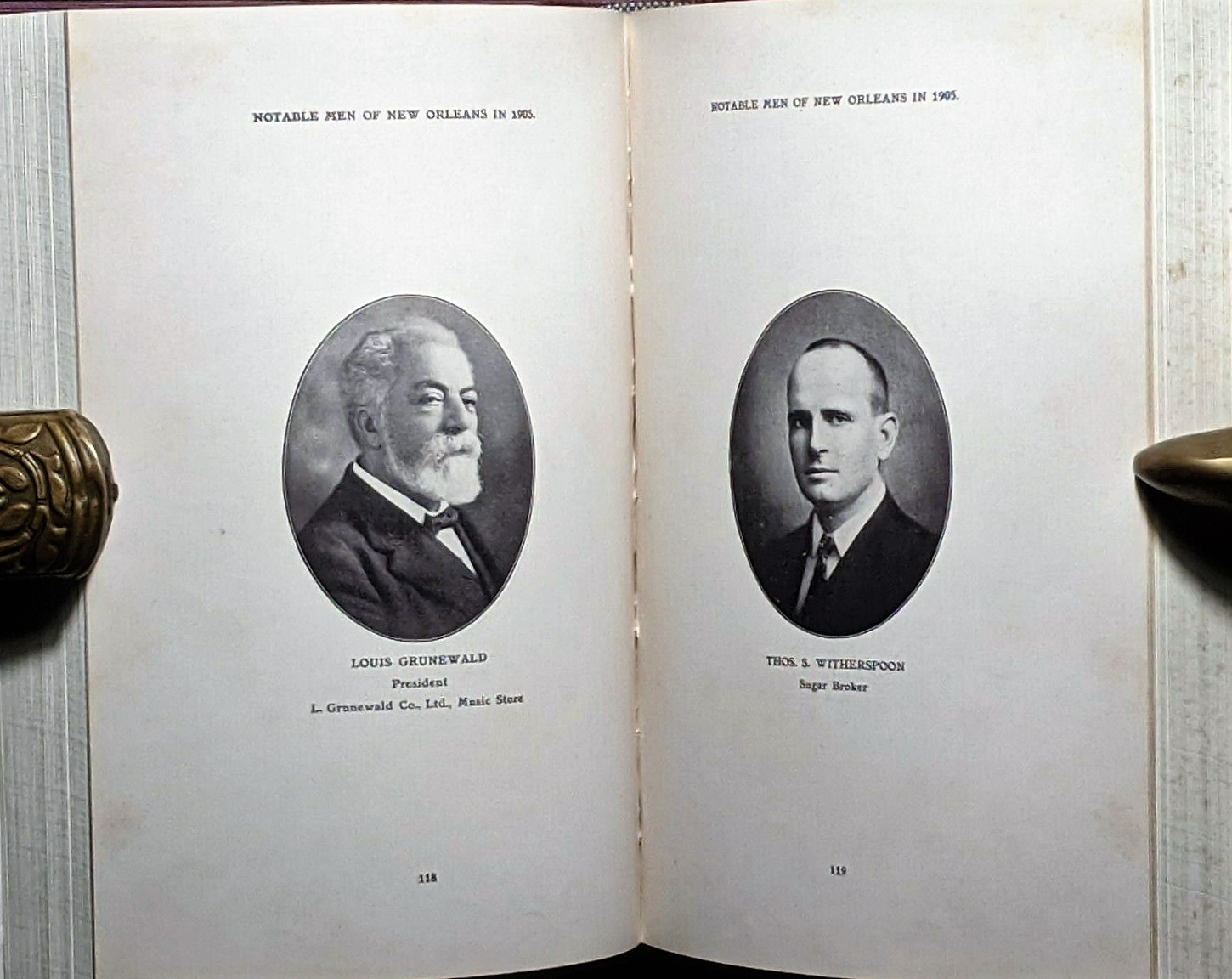 Image for Notable Men of New Orleans 1905