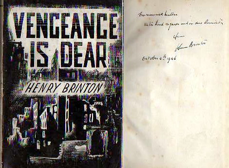 Image for Vengeance is Dear