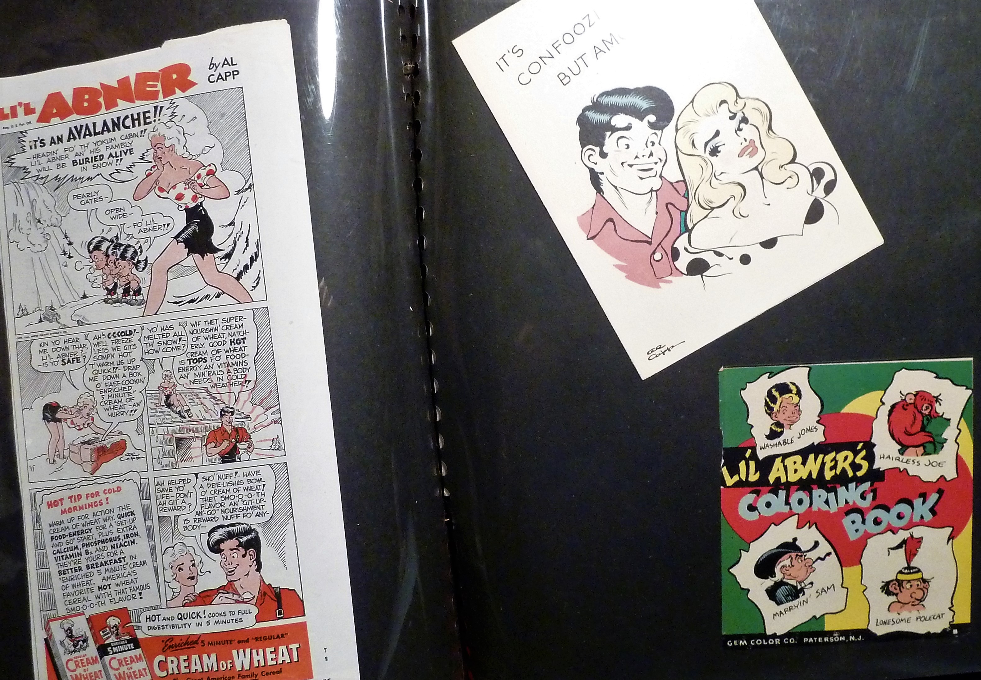 Image for 1940' -1950's  Li'l Abner Comic Strips and Ephemera