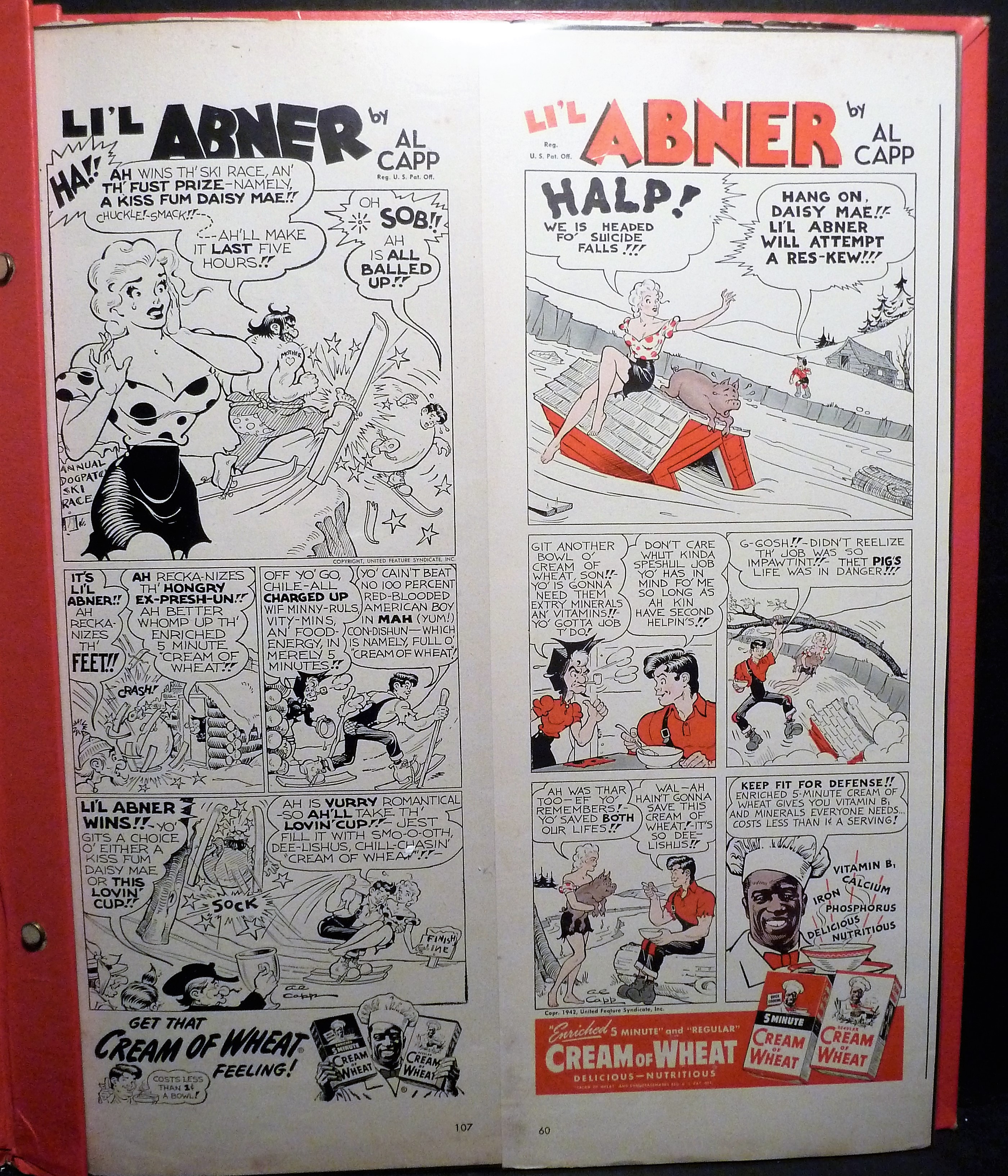 Image for 1940' -1950's Li'l Abner Comic Strips and Ephemera