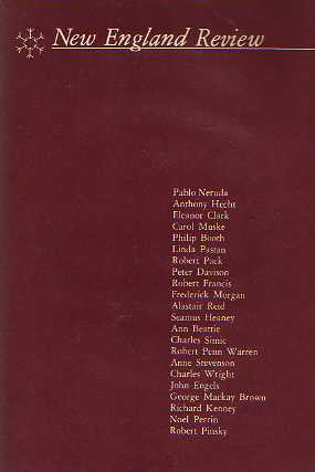 Image for New England Review - Vol. 1, No. 1