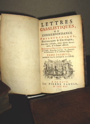 Lettres Cabalistiques, ou Correspondence Philosophique, Historique & Critique, Entre Deux Cabalistes, Divers Esprits Elementaires, & le Seigneur Astoroth. Nouvelle Edition, Augmenter de LXXX. Nouvelle Lettres, de Quantite de Remarques, &ce.
